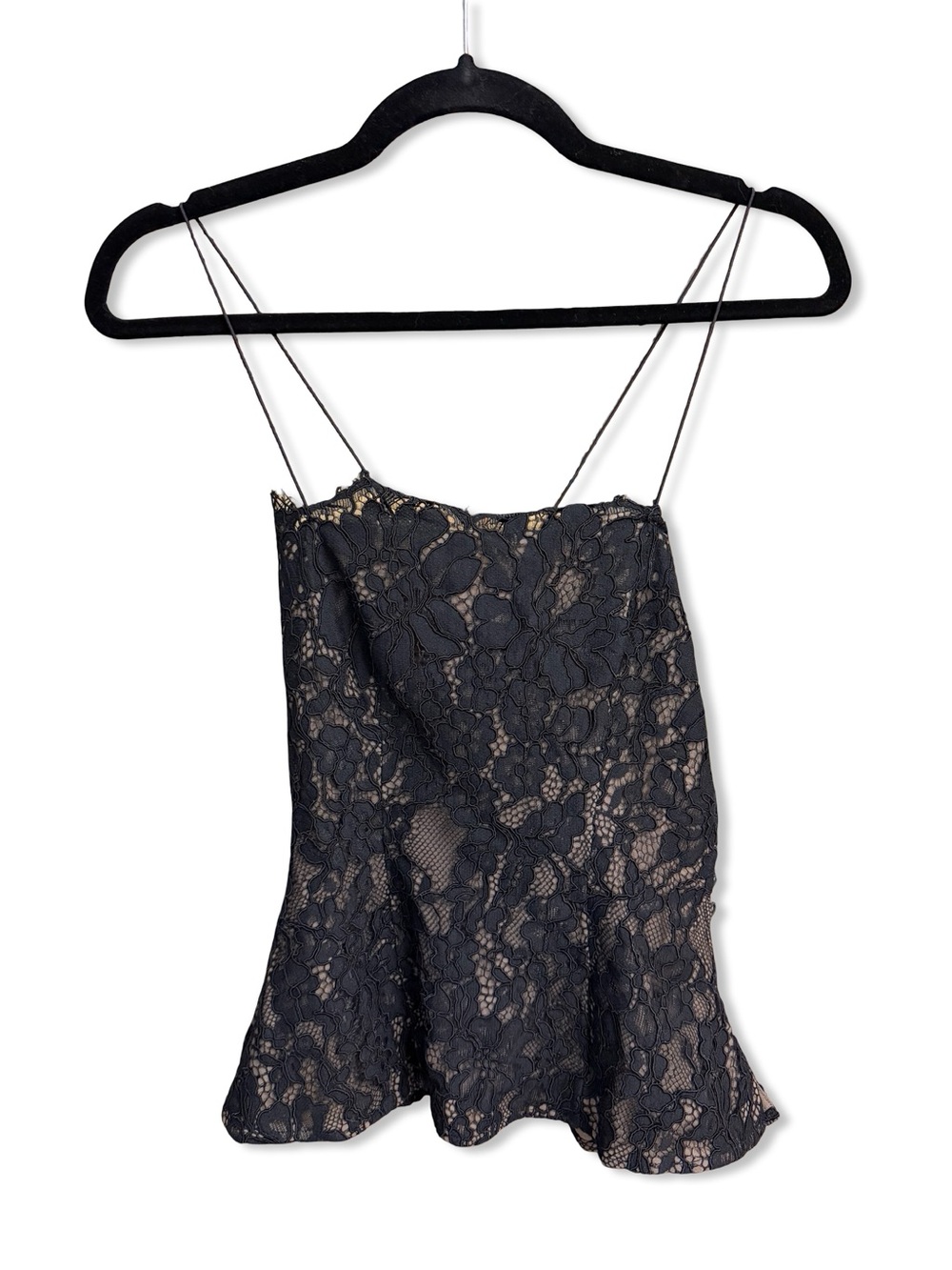 HELSA The Forever Audrey Lace Camisole black Spaghetti Strap Top Revolve XXS - Picture 5 of 8